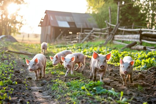家禽家畜香猪的摄影集锦与资源指南